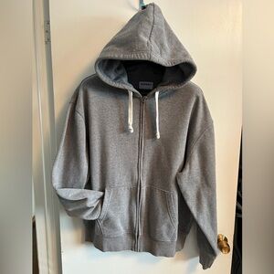 Old Navy Gray Full Zip Hoodie